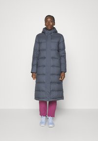 Patagonia SILENT LONG PARKA - Kaput ispunjen paperjem - smolder blue