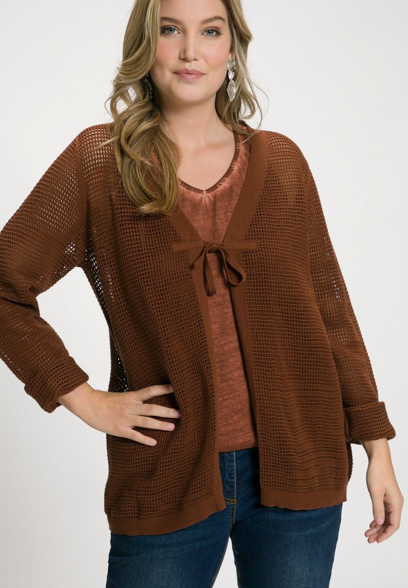 Ulla Popken Cardigan - light brown/marrone chiaro