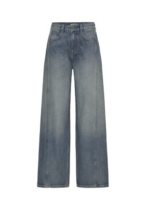 ICHI, IHNAOLIA PA - Wide Leg - denim light blue vintage