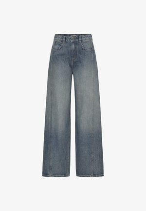 ICHI, IHNAOLIA PA - Wide Leg - denim light blue vintage