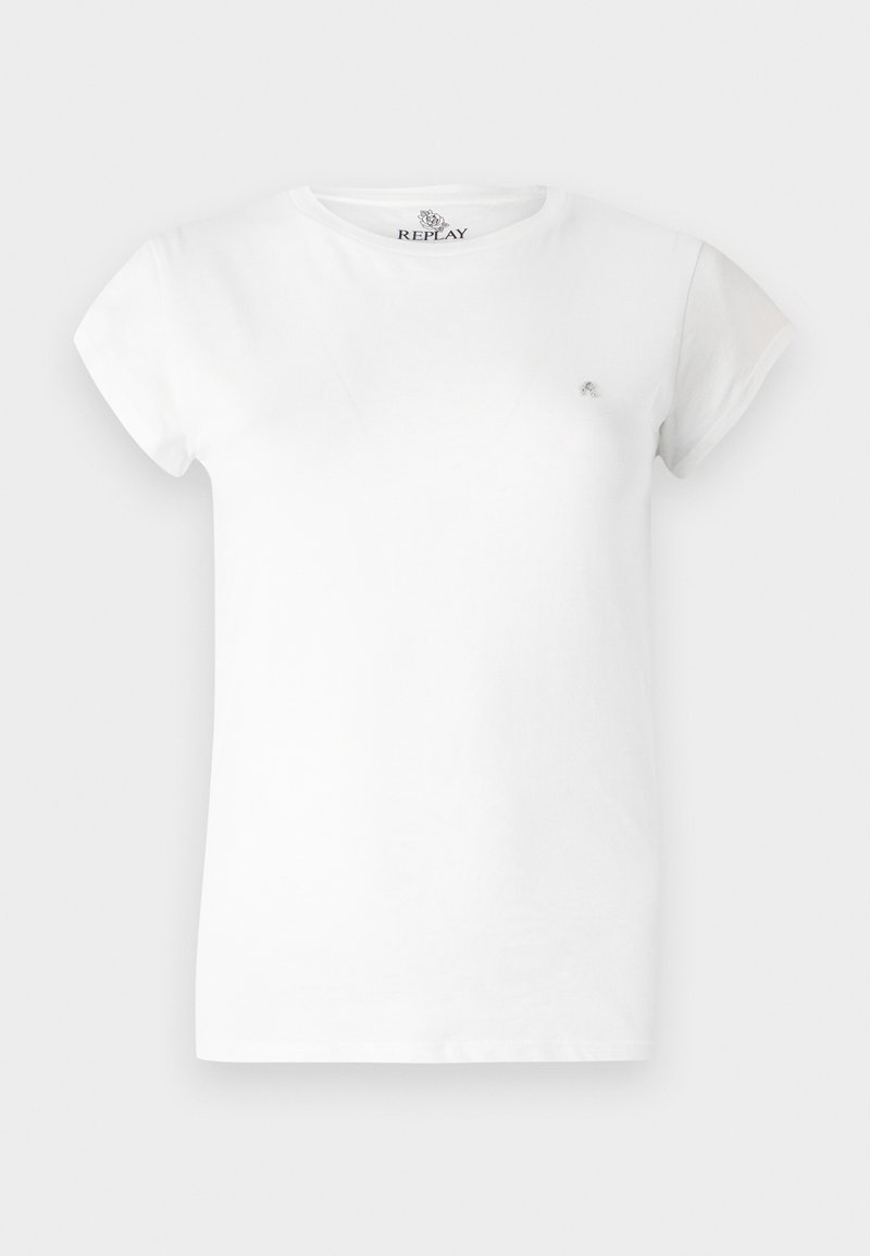 Replay T-shirt basic crème Replay T-shirt basic crème