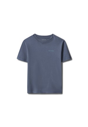 Calvin Klein Jeans, SMALL CHEST LOGO UNISEX - Βασικό μπλουζάκι - nightshadow blue