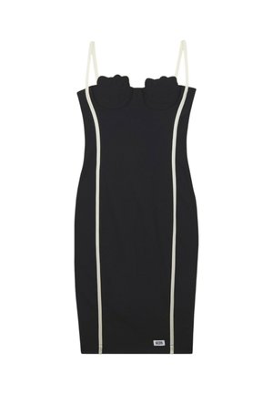 GCDS, VESTITO CORTO - Tubino - nero