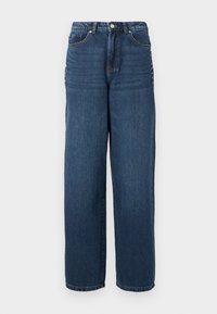 VMRAE WIDE STUDS - Džinsi ar platām starām - dark blue denim