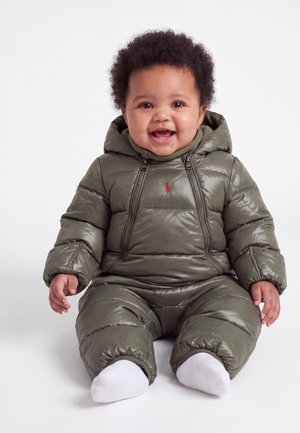 Polo Ralph Lauren DOWN HOODED BUNTING 0-2Y - Combinaison de ski - cruise olive