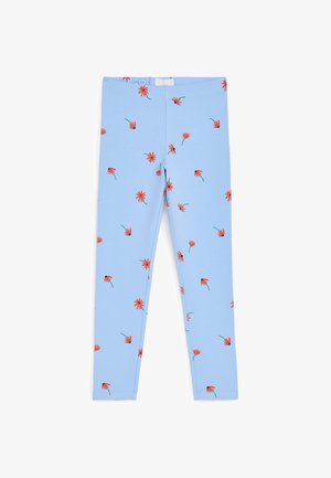 ARKET, ARKET PRINTED JERSEY LEGGINGS - Legging - light blue