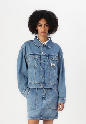 BOXY JACKET - Farkkutakki - light blue denim