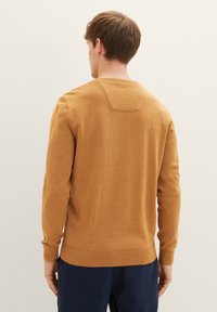 TOM TAILOR Maglione - dark camel melange