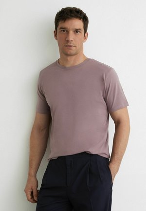 REGULAR FIT - BLESS MARL CREW NECK - T-Shirt basic - mauve