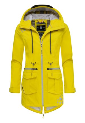 ULISSAA - Regenjacke / wasserabweisende Jacke - dark yellow