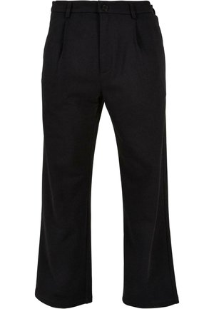 FRONT PLEATED  - Pantalon classique - black