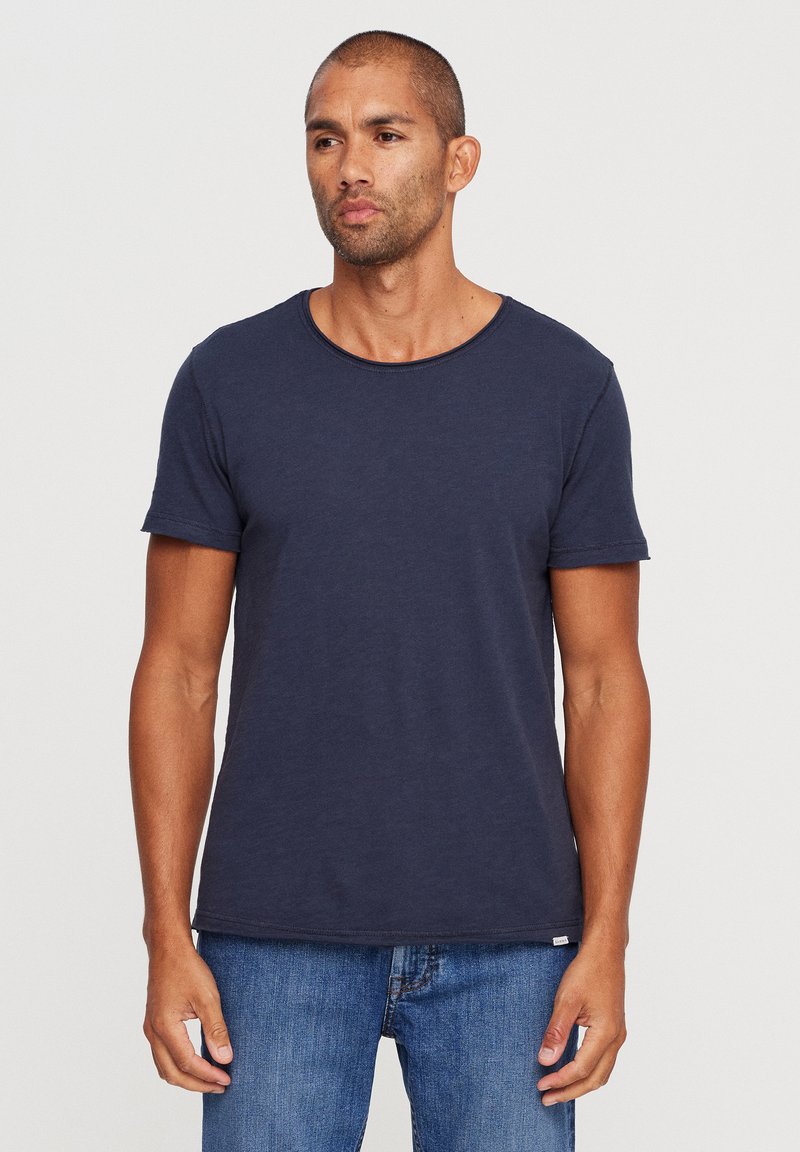 Gabba KONRAD SLUB SS - Jednoduché tričko - navy