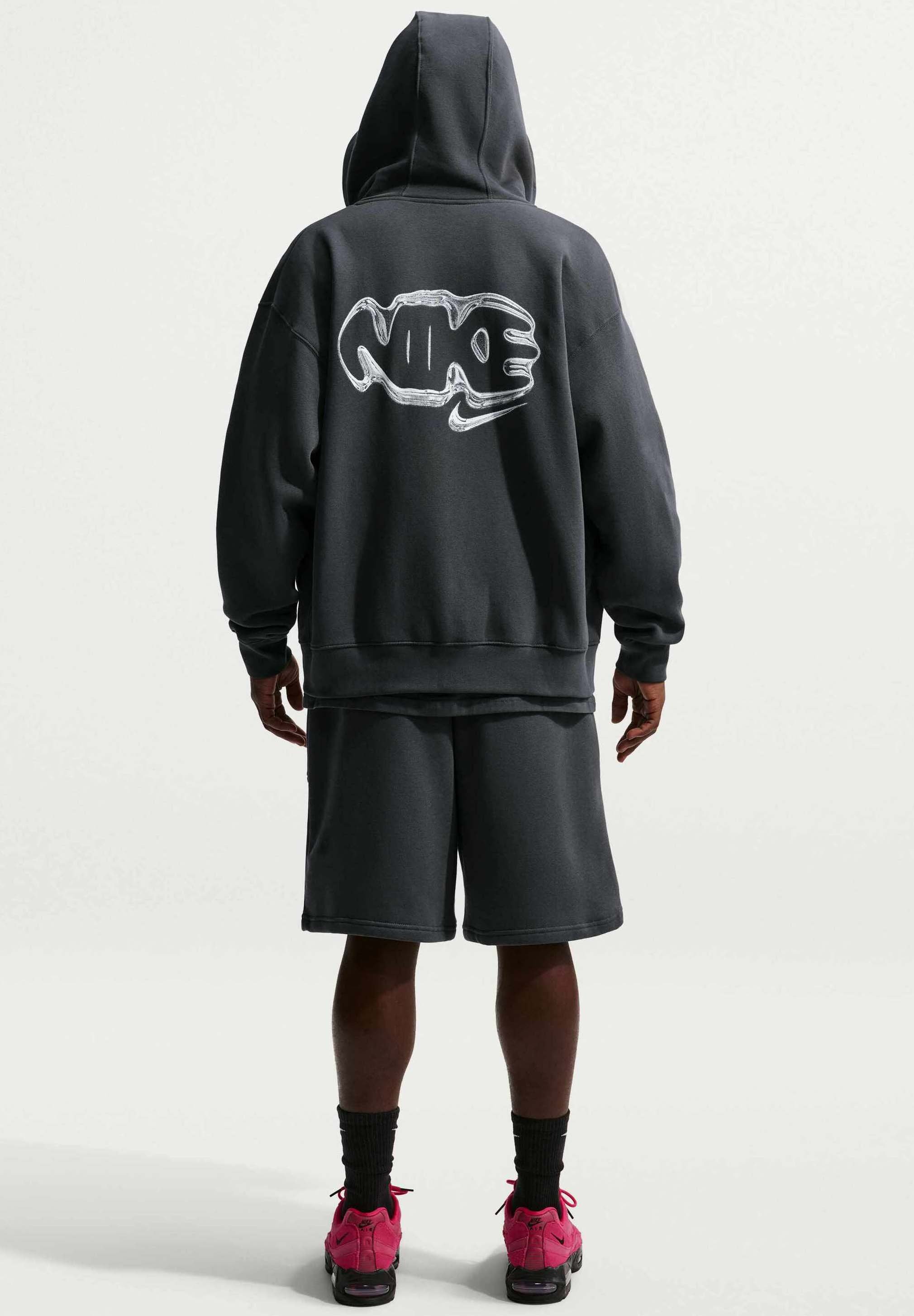 Nike Sportswear HOODIE - Camisola com fecho - anthracite/antracite