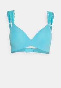Não selecionado, turquoise
