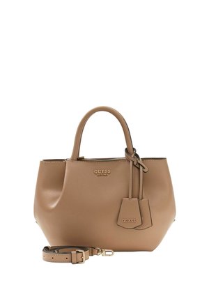 Guess, AMORETTE GIRLFRIEND SATCHEL COG VAR - Sac à main - beige