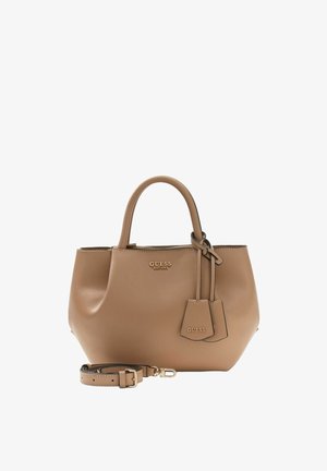 Guess, AMORETTE GIRLFRIEND SATCHEL COG VAR - Sac à main - beige