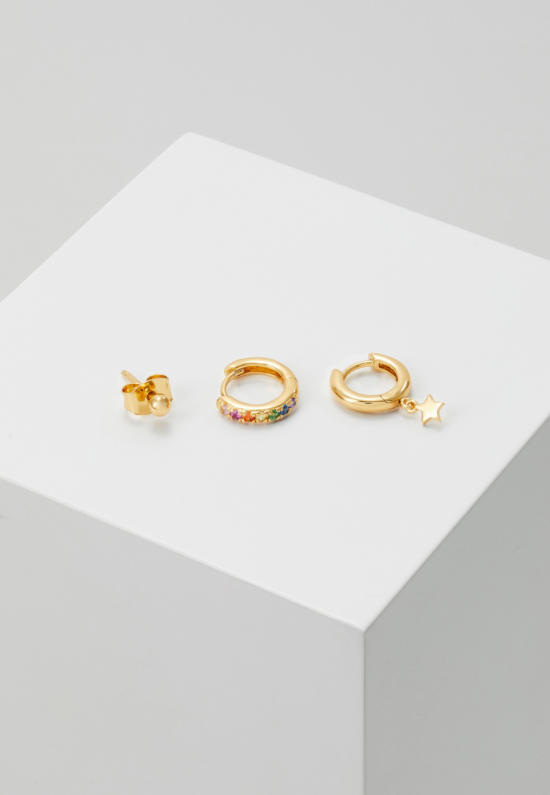 Orelia STAR EAR Pendientes - rainbow/dorado Zalando.es