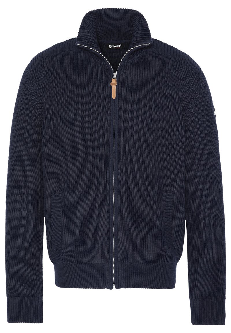 Schott Cardigan - bleu marine