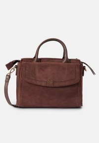 LEATHER - Sac à main - dark brown