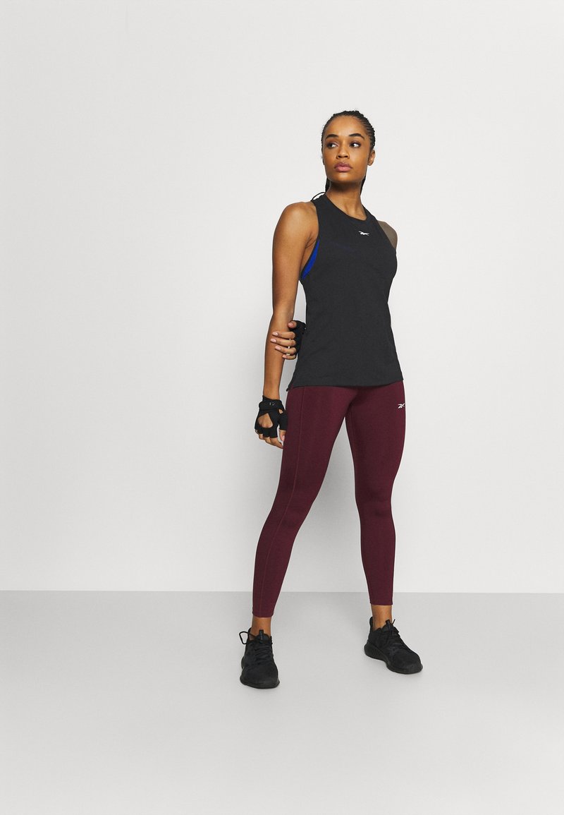 Damen Sportbekleidung | Reebok BURNOUT TANK Top black/schwarz - VE15630 Damen Sportbekleidung | Reebok BURNOUT TANK Top black/schwarz - VE15630