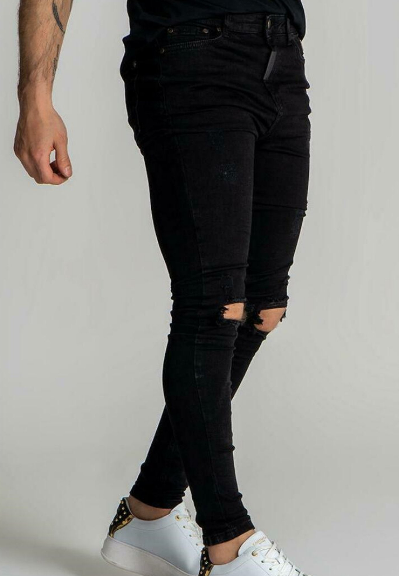 Gianni Kavanagh RIPPED - Jeans Skinny 