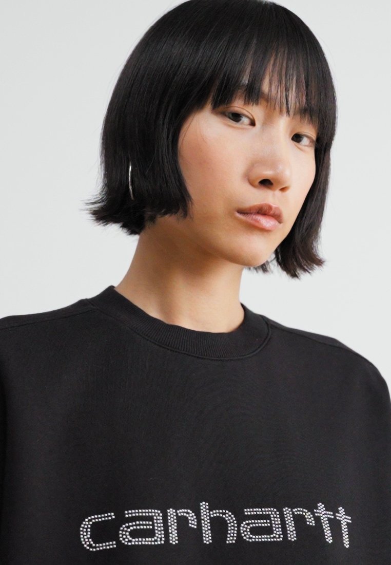【送料&関税込】Carhartt Rivet Script Sweater Carhartt WIP W' Rivet Script Sweat, Black / Silver