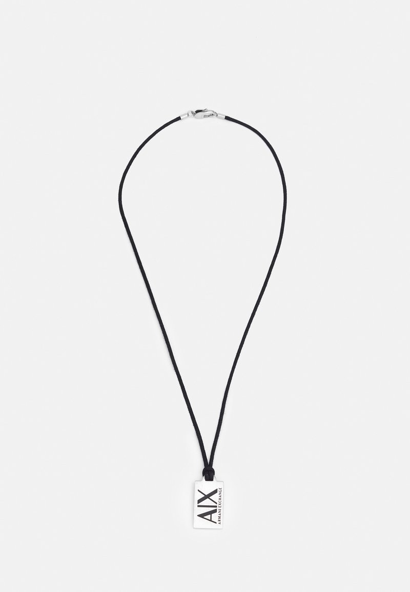 Armani Exchange LOGO Necklace gunmetal Zalando.co.uk