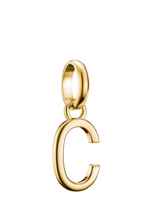 BUCHSTABE C CONNECT - Anhänger - gelbgoldfarben