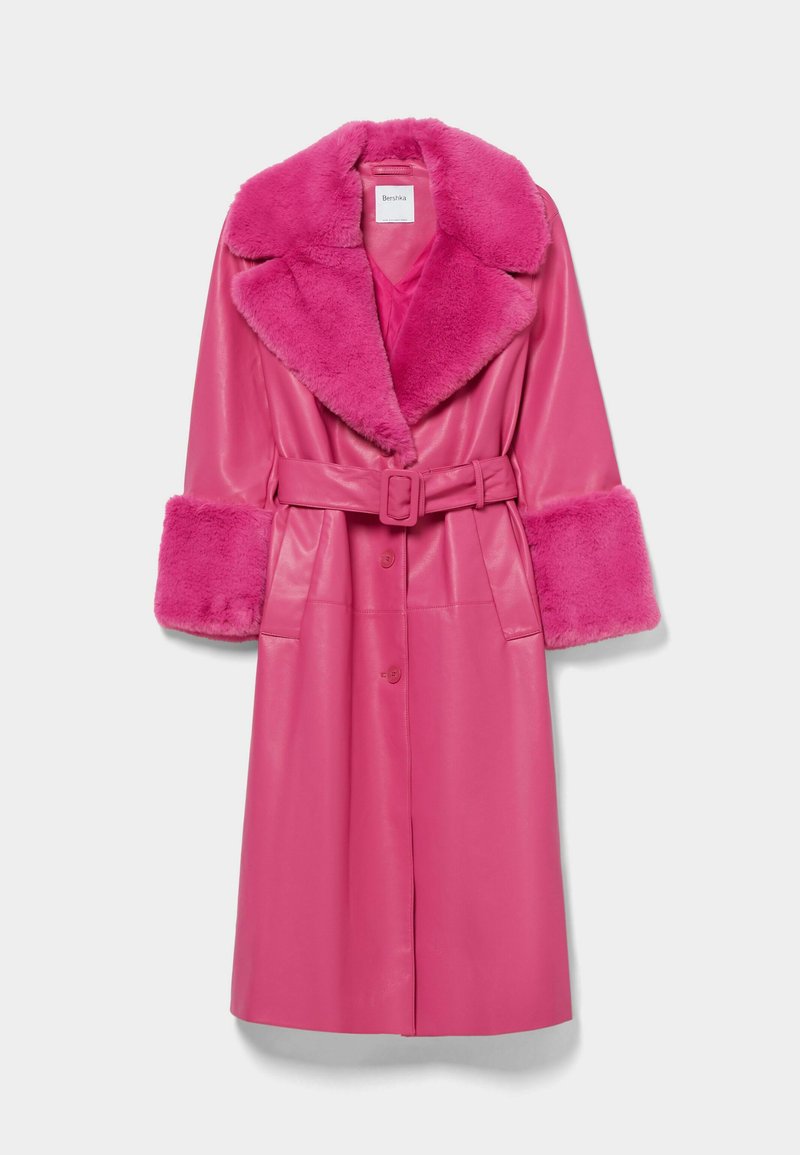 Bershka Wintermantel donkerroze