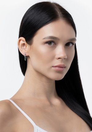 SENSORA JEWELRY, LARGE SENSORA HOOPS - Orecchini - silver-coloured
