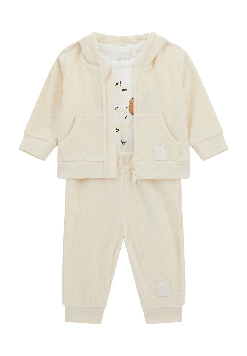 Guess NEWBORN UNISEX SET - Maglietta a manica lunga - cream white