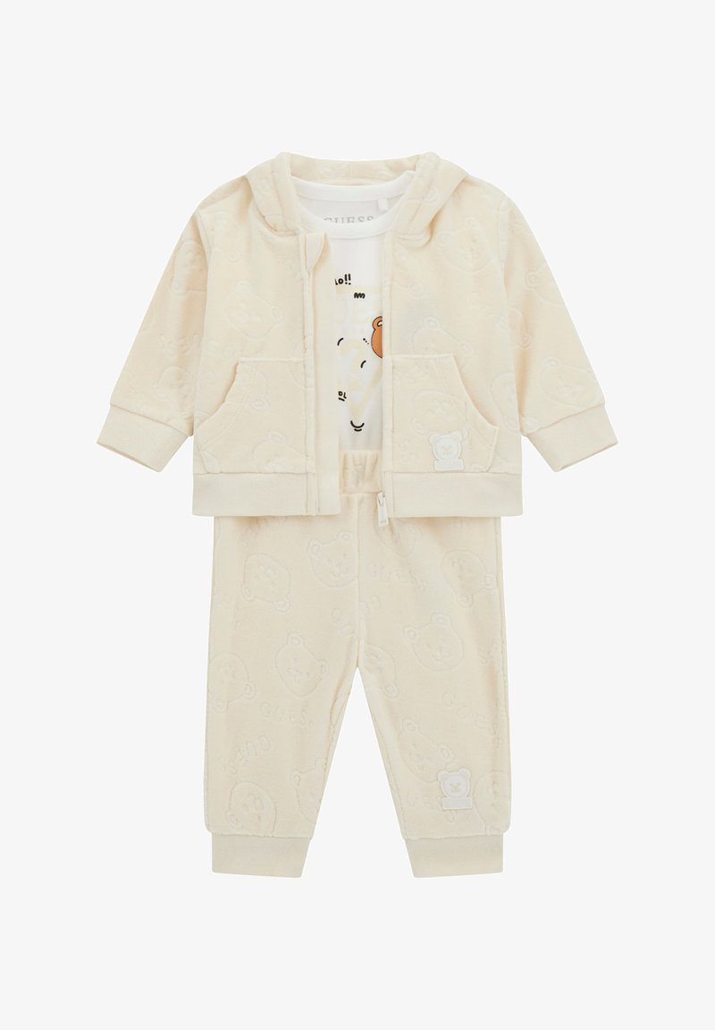 Guess NEWBORN UNISEX SET - Μπλούζα με μακριά μανίκια - cream white