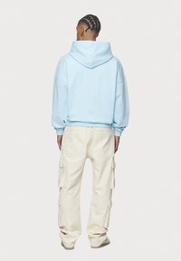 Pegador AVON BOXY JACKET - Zip-up sweatshirt - washed baby blue