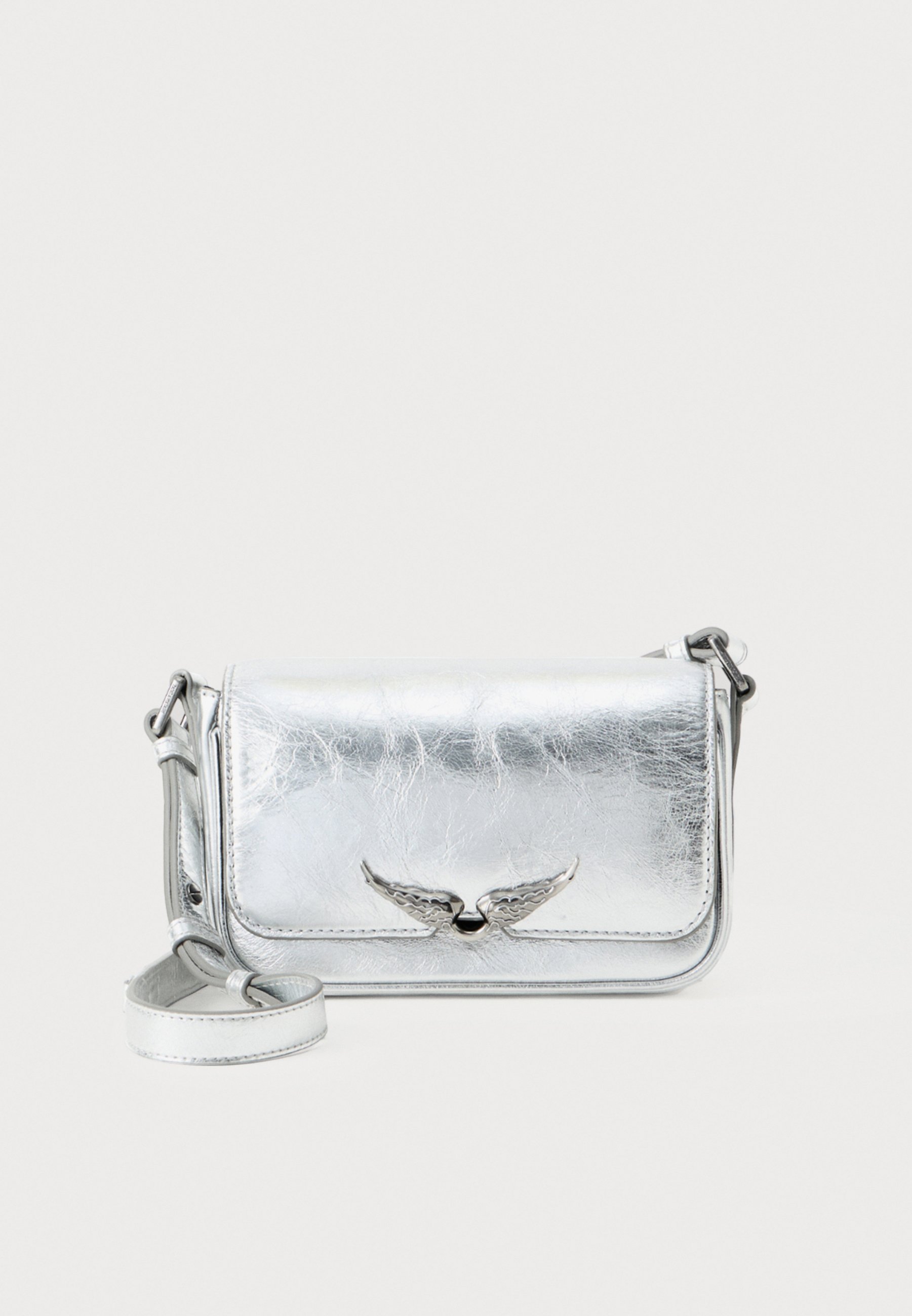 Zadig & Voltaire LE ZAZI VINTAGE - Cross body bag - silver