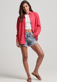 Superdry & Co CASUAL BOYFRIEND - Overhemdblouse - raspberry pink