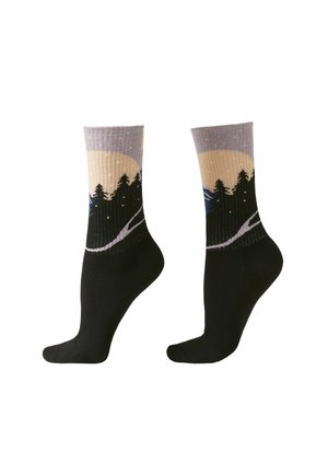 Calzedonia FANTASY MOUNTAIN - Socks - d  nero aspen cashmere