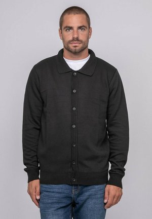 COL POLO BOUTONNÉ LATOMIA - Gilet - noir