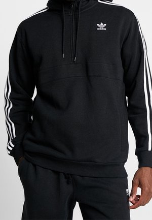 Felpa con cappuccio - black