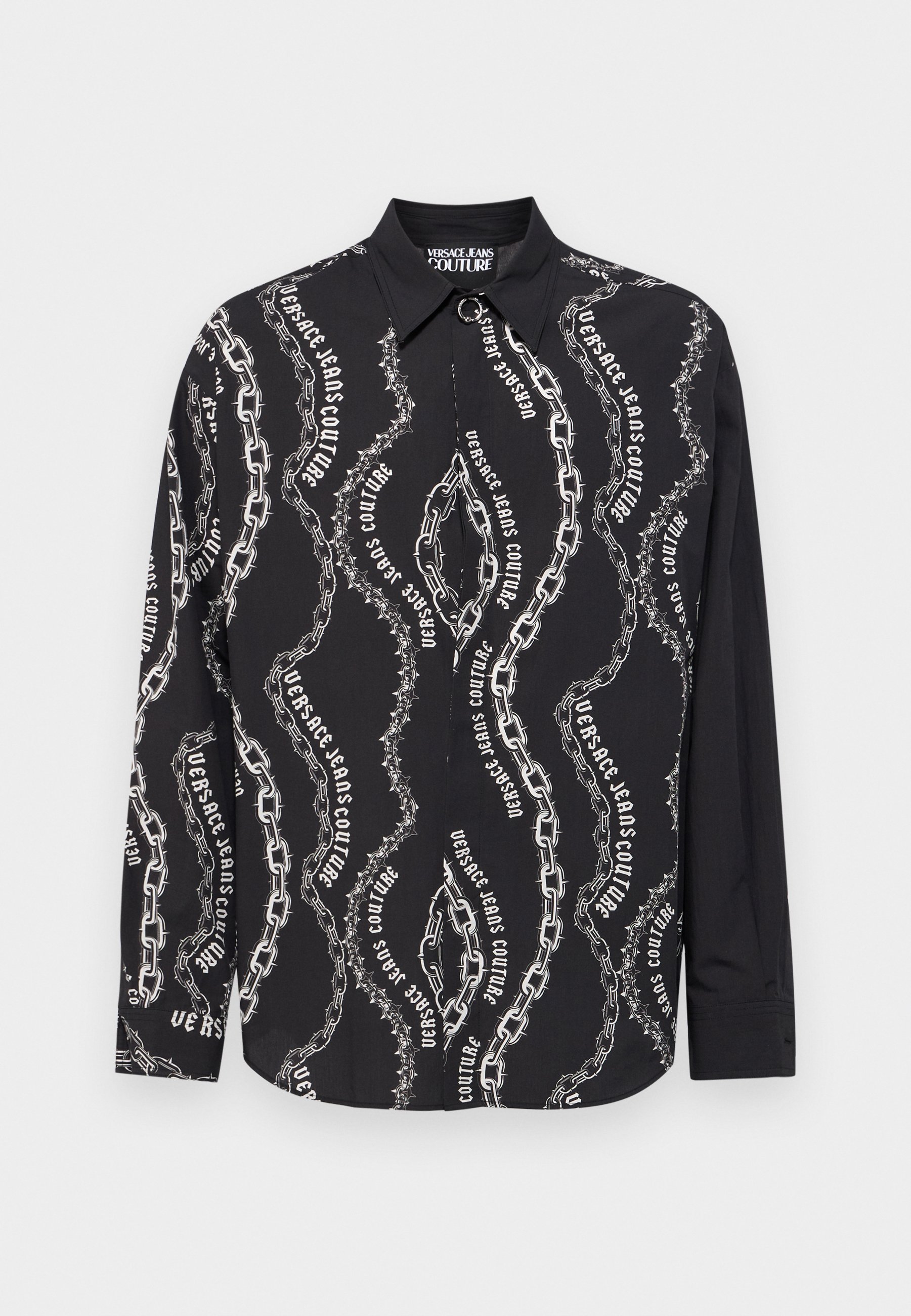Versace Jeans Couture CHAIN - Shirt - black - Zalando.co.uk
