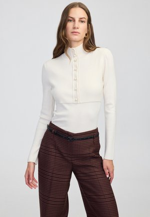 LAYERED-EFFECT - Gilet - ecru