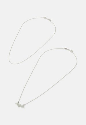 Jack & Jones PENDANTBATMAN 2PACK - Ketting - silver-coloured
