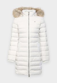 ESSENTIAL HOODED  - Piumino lungo - white