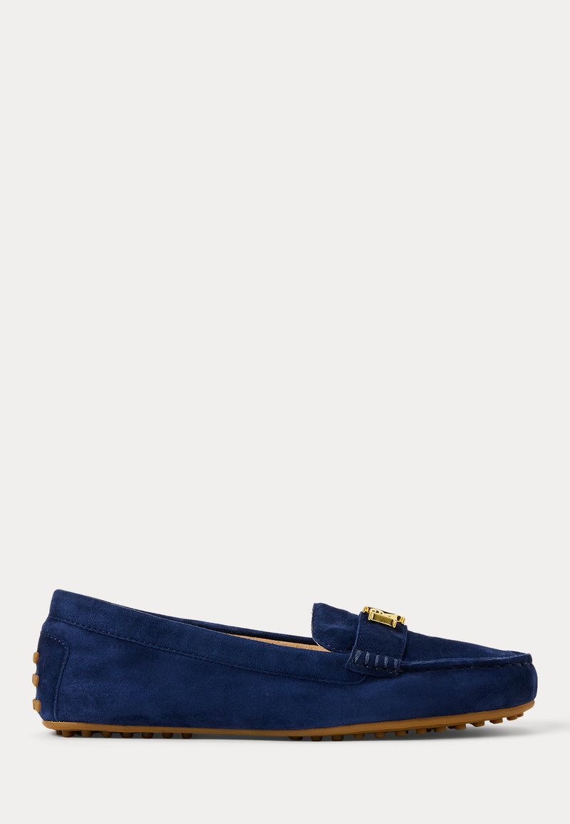 Lauren Ralph Lauren BARNSBURY SUEDE LOAFER - Mokasīni - refined navy