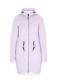 Kurzmantel - grauviolett melange