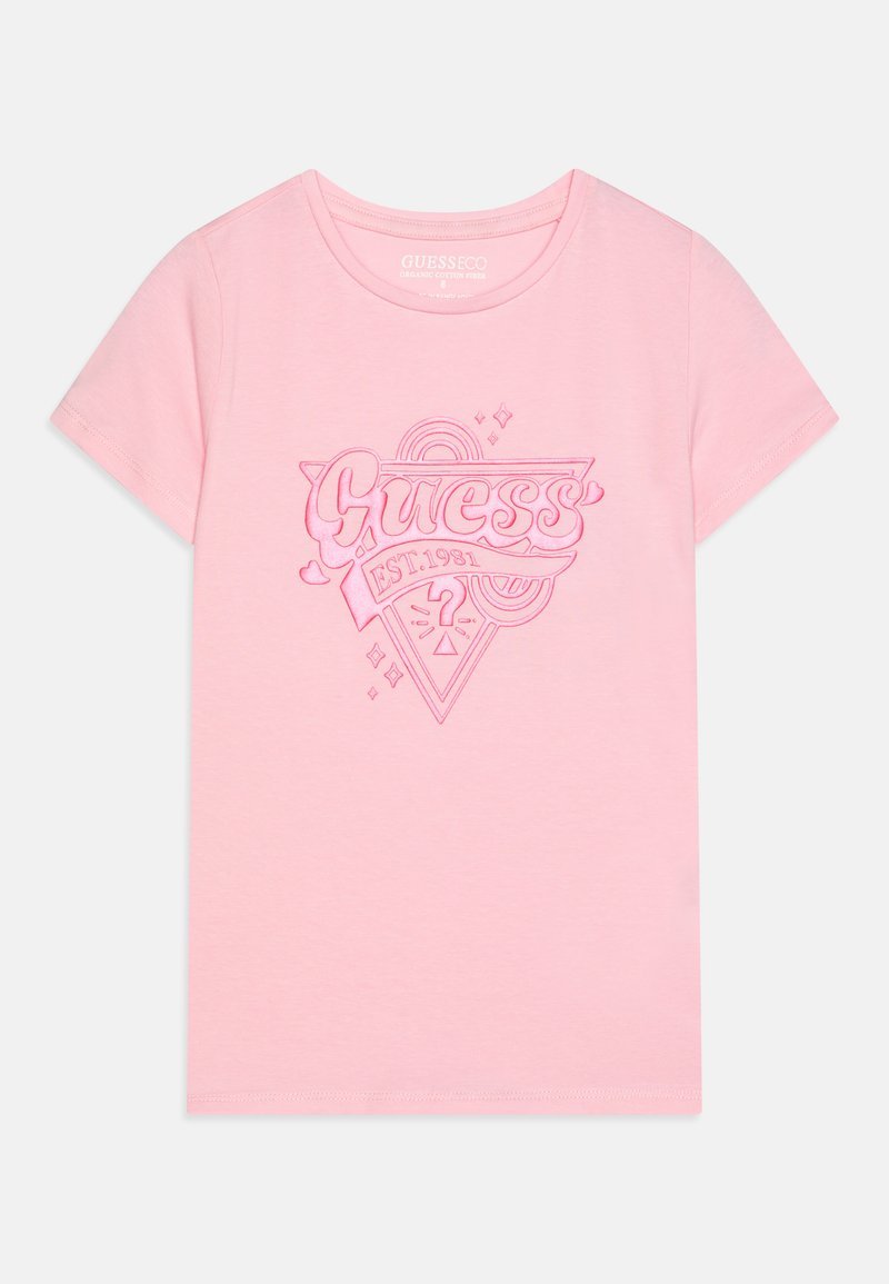 Guess - JUNIOR - Tricou cu imprimeu - candy pink, Extindeți