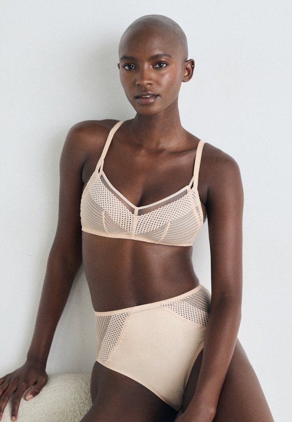 WIREFREE SUPPORT BRA - Triangle bra - golden beige3