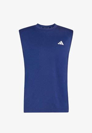 adidas Performance, WORKOUT ESSENTIALS FEELREADY SLEEVELESS T-SHIRT - Top - dark blue