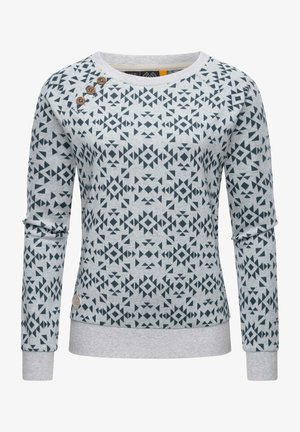 RUNDHALS DARRIA AZTEC - Sweater - light grey