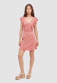 INSIDE MINI VOLANTES - Vestido informal - rojo