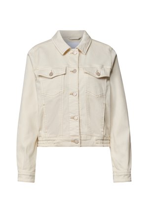 Street One Studio, COLORED DENIM JACKE MIT BRUSTTASCHEN - Veste en jean - soft ecru